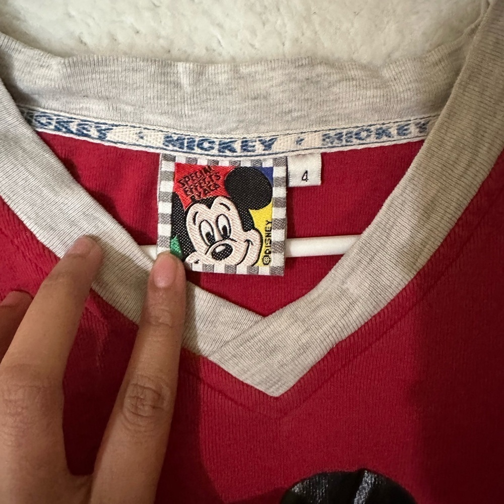 Vintage Mickey Mouse Disney Baseball Tee - Picture 4 of 7